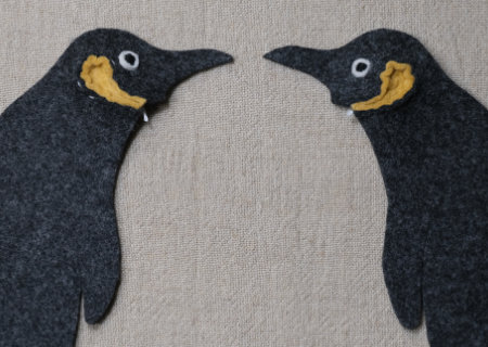 フェルトのペンギンの作り方04