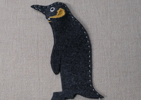 フェルトのペンギンの作り方05