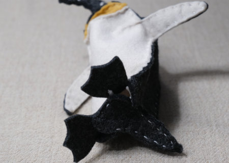フェルトのペンギンの作り方10