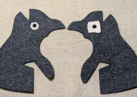 フェルトのペンギン３の作り方04