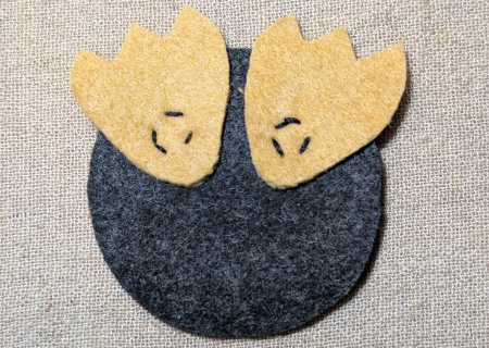 フェルトのペンギン３の作り方09