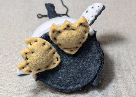 フェルトのペンギン３の作り方12