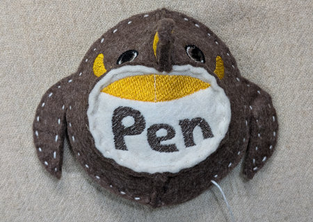 ぬいぐるみ 作り方 【フェルトのペンギンダルマ】07