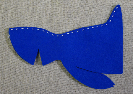 フェルトのペンギンの作り方10