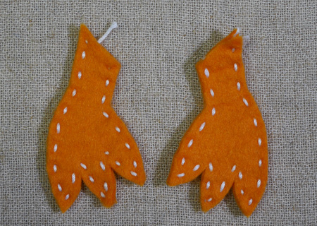 フェルトのペンギンの作り方13
