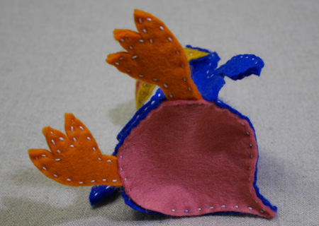 フェルトのペンギンの作り方14