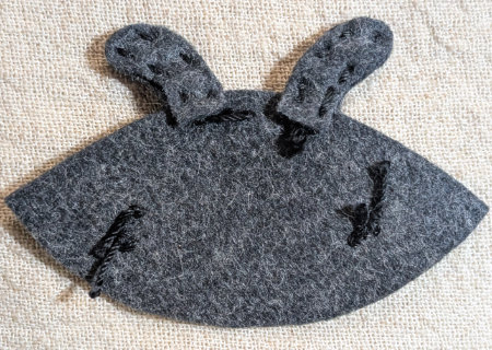 フェルトのテントウ虫２の作り方05