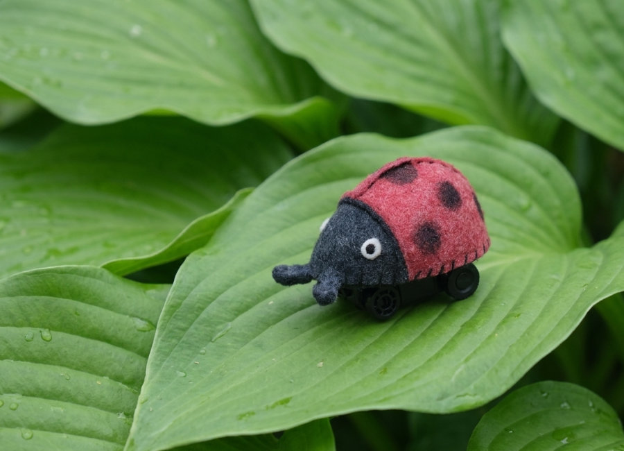 フェルトのテントウ虫２