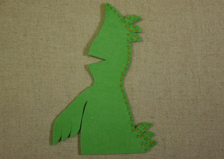 フェルトのトリの作り方09