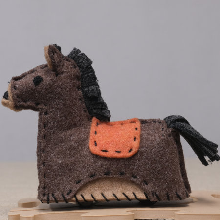 ぬいぐるみ 作り方 【フェルトのウマ６】03