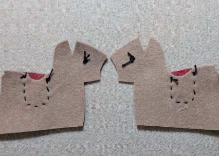 フェルトのウマ６の作り方10