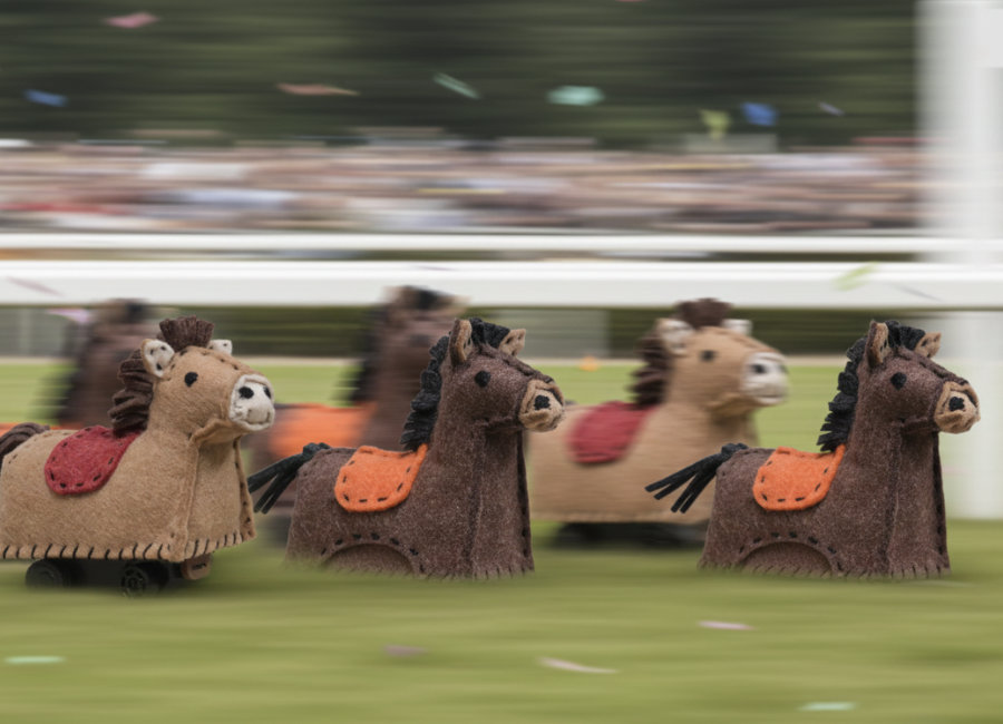 フェルトのウマ６、７