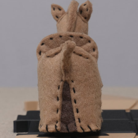 ぬいぐるみ 作り方 【フェルトのハニワ馬（ウマ８）】04