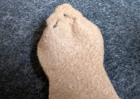 フェルトのフェルトのハニワ馬（ウマ８）の作り方15