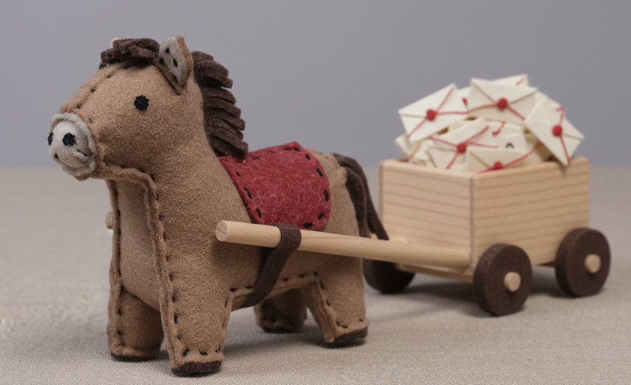 ウマの郵便屋さん