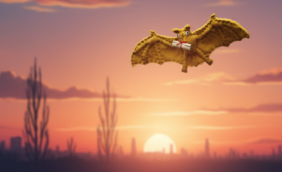 コウモリの郵便屋さん