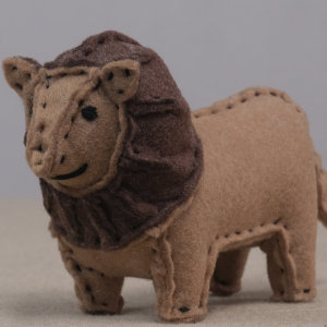 フェルトのライオン５