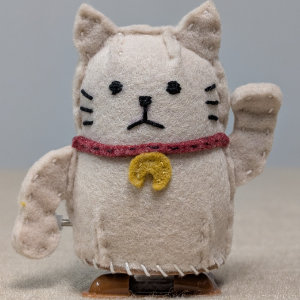 フェルトのまねき猫２